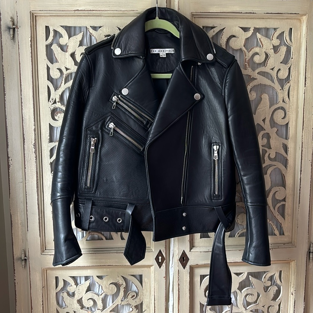 The Arrivals Ruf Bonded Moto leather jacket